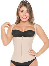 Salome 0314 Zip Waist Trainer Vest Faja Colombiana Chaleco Cinturilla Reductora picture