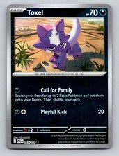 Toxel 067/094 Common Phantasmal Flames Pokemon Lightly Played picture