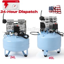 40L/24L Portable Dental Air Compressor Oil Free Silent Air Pump For Dental Chair picture