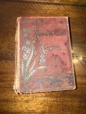 Antique c1900 Vers le Ciel French Devotional 12 Chromolithographs Geneva picture