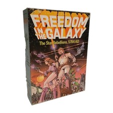 Avalon Hill Freedom in the Galaxy Bookcase Game Complete Fair Condition picture