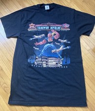 Vintage Rochester Red Wings Baseball T-Shirt 1999 spike cartoon caricature NEW picture