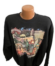 Vintage MGM Grand Las Vegas Sweatshirt Mirage Bellagio Treasure Is Size XL NWT picture