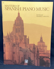 Vtg Song Book, Masters Of Spanish Piano Music, Maurice Hinson - Ships Free picture