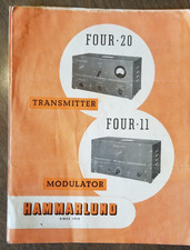 Vintage Hammarlund Transmitter Four-20 Four-10 promotional brochures picture