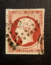 France Emperor Napoleon III 1854 80C Postage Stamp picture
