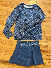 OshKosh B'gosh Floral Swim Set Size 7/7A picture