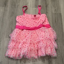 Torrid x Betsey Johnson Pink Tiered Tulle Mini Dress Heart Arrows Plus Size 30 picture