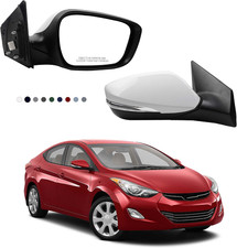 Passenger Side Mirror Heated Turn Signal Paintable for 2011-2013 Hyundai Elantra picture