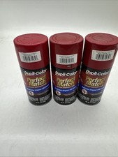 3 Pack Dupli-Color Perfect Match Premium Auto Paint GM Bright Red BGM0388 8 OZ picture