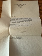 Alfred Lunt Letter 1951 picture