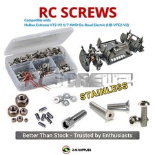RCScrewZ Stainless Screw Kit hob001 for HoBao VT2-V2 1/7 Car (HB-VTE2-V2) | KIT picture