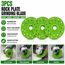 3PCS Rock Plate Flat Grinding Blade Tile Chamfering Cutting Sanding Blade Tool picture