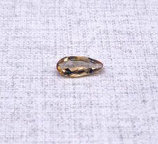 Imperial Topaz 0.86 Ct. Clarity VVS Faceted Pear Cut Natural Gold Brazil I213 picture