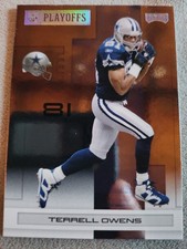 2007 Playoff NFL Playoffs Black Metalized /249 Terrell Owens #25 HOF SSP  picture