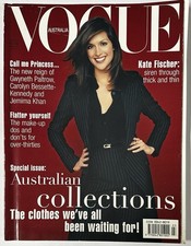 Vogue Australia Magazine - March 1997 Kate Fischer Carolyn Bessette Jemima Khan picture