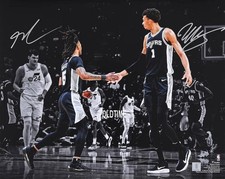 Victor Wembanyama & Stephon Castle SA Spurs Autographed Signed Reprint 8x10 picture