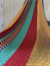 Multicolor Vibrant Handwoven Salvadorean Hammock picture