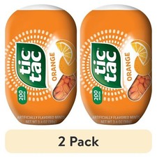 2 pack, Tic Tac Orange Flavored Mints, On-The-Go Refreshment, 3.4 oz Bottle Pack picture