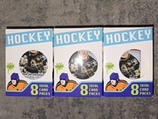 (3) Fairfield Hockey 8-pack Retail Boxes 2024-25 Macklin Celebrini Young Guns? picture