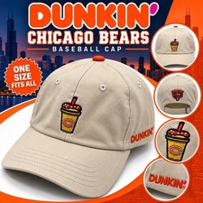 Dunkin' Donuts Chicago Bears x Adjustable One Size Baseball Cap (embroidered) picture