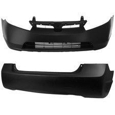 Set of 2 Bumper Covers Front & Rear Sedan for Honda Civic 2006-2008 Pair picture