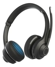JLAB Go Work BLK4 Wireless Or Wired Microphone Office Headset  Black picture