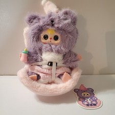 Confirmed Baby Three Vehicle Mounted Plush Baby Purple With Boba Eyes New picture