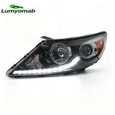 Fit 2013-2015 2016 Kia Sportage Headlight Halogen w/LED DRL Left Driver Side picture