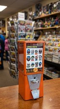 1960's Oak Vista 25 Cent MONSTER GLOW PUFFY STICKER  Machine picture