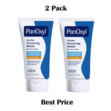 PanOxyl Acne Foaming Wash 10% Benzoyl Peroxide Maximum Strength, 5.5 oz 2 Pack picture
