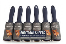 The Chalgroves Extra Sticky Lint Roller for Pet Hair (600 Sheets) - 6 Pack Value picture