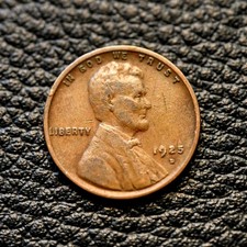 1925-D Lincoln Wheat Cent in Fine (F / FN) Condition ~ COMBINED SHIPPING picture