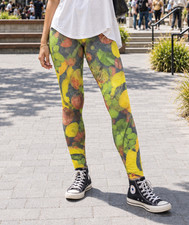 Fruit Harvest Leggings by Pingping and Rabbit Printed Spandex like black milk picture