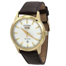 Citizen Eco-Drive Light Ivory Dial Men's Watch AW0102-13A picture