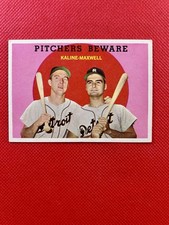 1959 Topps #34 Pitchers Beware Detroit Tigers mid-level EX-MT         B59#34A1 picture