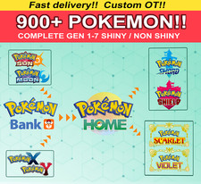 Pokemon Home FULL SHINY LIVING DEX Gen 1-7 | Legendary 6IV | Custom Trainer picture