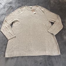 J Jill Tunic Sweater Top XL Classic Soft Lagenlook Minimalist Heathered NWT picture
