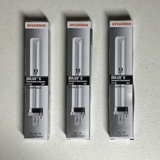 3X Sylvania Dulux S 13W 21136 CF13DS/827 2-PIN Compact Fluorescent Culot GX23 picture