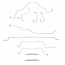 Fits 2001-03 Ford F-150 SVT Lightning Brake Line Kit S/S; Fine Lines CBK0122SS picture