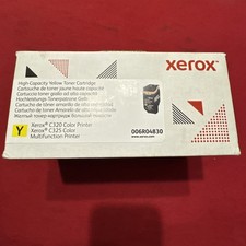 NEW GENUINE - XEROX 006R04830 YELLOW High Yield Toner C320 C325 SEALED BOX picture