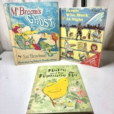 Vtg Childrens Book Lot Whitman Rand McNally McBrooms Ghost People Fluffy & Flyaw picture