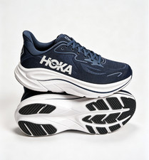 Hoka One One Clifton 10 Men Shoe Navy / White 1162030 Athletic Running Sneakers picture