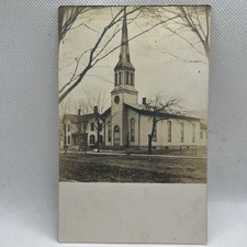 Methodist Church Avoca, New York Church RPPC picture
