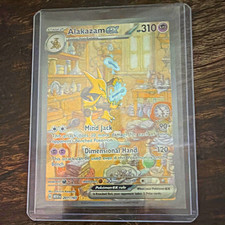 Pokemon Alakazam ex 201/165 SV 151 Special Illustration Rare Full Art Holo Eng picture