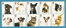 GB 2010 - BATTERSEA DOGS & CATS HOME  Set of 10 Stamps SG 3036 - SG 3045 MNH picture