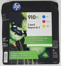 Genuine HP 910XL Color -Cyan/ Magenta/Yellow High Yield Ink Cartridges picture