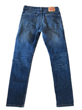 1998 VTG LEVIS 510 Skinny Straight Darker Denim Jeans 145 Anniversary Mens 32x32 picture