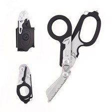 Trauma Shears with Holster – Foldable EMS Trauma Shears for EMTs, Nurses picture