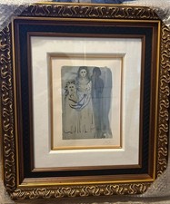 Signed Salvador Dali Divine Comedy Purgatory 16 Wood Engraving picture